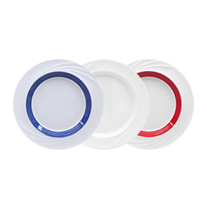 First Design Global Generation Melamine Dinner Plate