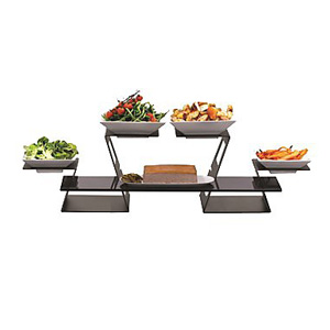 Rosseto Swan Multi-Level 7-Piece Black Riser Set