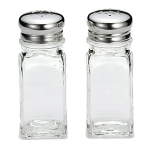 TableCraft 2 oz Salt & Pepper Shakers