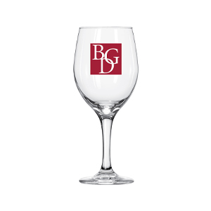 BGD Libbey Perception Wine Glass w/ Imprint